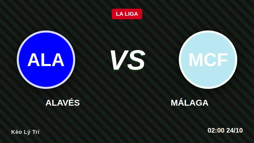 5 lý do Alavés vs Málaga hứa hẹn kèo tài xỉu bùng nổ